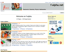 Tablet Screenshot of f-alpha.net
